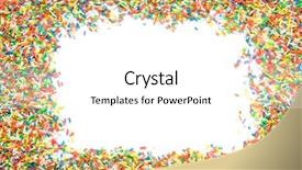  Presentation with frame - Cool new presentation theme with sprinkles frame backdrop and a white colored foreground