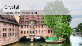  Presentation with holy spirit - Cool new presentation theme with sprital - heilig-geist-spital hospice of the holy backdrop and a light gray colored foreground