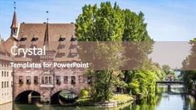  Presentation with bavaria - Beautiful PPT theme featuring sprital - image of the heilig geist backdrop and a coral colored foreground