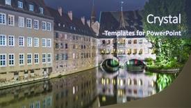  Presentation with holy spirit - Presentation theme featuring sprital - nuremberg germany at the historic background and a ocean colored foreground