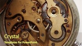  Presentation with gear - Amazing theme having sproket - old pocket watch rusty gear backdrop and a tawny brown colored foreground