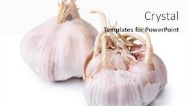  Presentation with garlic garlic garlic bulb - Amazing presentation design having sprouted-garlic-bulb-isolated backdrop and a white colored foreground