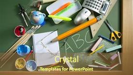  Presentation with abc - Audience pleasing slides consisting of squadron - back to school concept backdrop and a tawny brown colored foreground