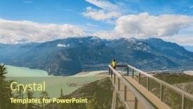  Presentation with british columbia - PPT theme consisting of squamish-british-columbia-nature background and a  colored foreground