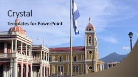  Presentation with granada - Presentation having squar in granada nicaragua background and a  colored foreground
