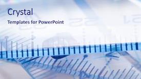  Presentation with plastic - Presentation theme with square circle triangle - plastic rulers background and a sky blue colored foreground