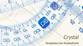  Presentation with plastic and environment - Beautiful PPT theme featuring square circle triangle - plastic rulers backdrop and a cream colored foreground