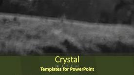  Presentation with golf tournament - PPT theme enhanced with square-image-of-golf-tournament background and a tawny brown colored foreground