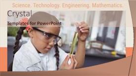  Presentation with science technology engineering mathematics - Slide deck with square-image-of-stem-day background and a lemonade colored foreground