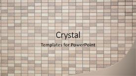  Presentation with antique mosaic tiles - Amazing presentation theme having square mosaic background of tiles backdrop and a soft green colored foreground