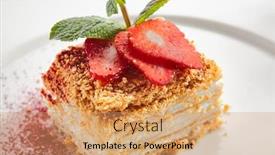  Presentation with gentle - Cool new theme with square-piece-of-traditional-russian backdrop and a coral colored foreground