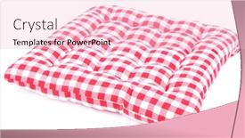  Presentation with square - Slide deck enhanced with square-pillow-isolated-on-white background and a lemonade colored foreground