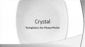  Presentation with square - PPT theme with square plate isolated on white background and a white colored foreground