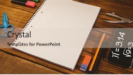  Presentation with high school - Slide deck having square squareroots - digital composite of high angle background and a lemonade colored foreground