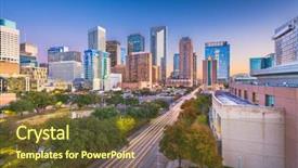  Presentation with houston - Presentation having square squareroots - houston texas usa downtown park background and a tawny brown colored foreground