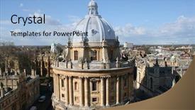  Presentation with virgin mary - Colorful slides enhanced with square viewed from st mary backdrop and a light blue colored foreground