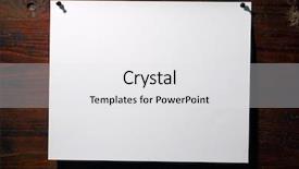  Presentation with aged wood - PPT layouts enhanced with square white paper bill pin grunge wood aged background background and a white colored foreground