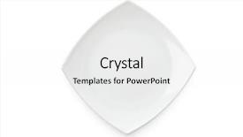  Presentation with white plate - Audience pleasing PPT theme consisting of square white plate backdrop and a white colored foreground