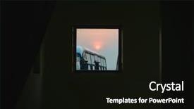  Presentation with kathmandu - Theme having square window at kathmandu airport background and a black colored foreground