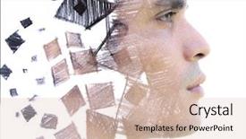  Presentation with effect - PPT layouts having squares creating a unique visual background and a lemonade colored foreground