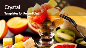  Presentation with cube - Amazing presentation theme having squares green orange - fruit cube on white background backdrop and a wine colored foreground