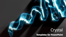  Presentation with quality product - Cool new PPT theme with squeezed-cosmetic-clear-cream-gel backdrop and a wine colored foreground