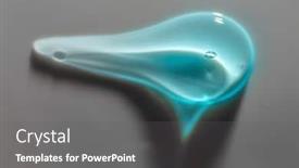  Presentation with quality product - PPT theme having squeezed-cosmetic-clear-cream-gel background and a gray colored foreground