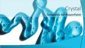  Presentation with quality product - Amazing presentation design having squeezed-cosmetic-clear-cream-gel backdrop and a arctic colored foreground