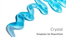  Presentation with quality product - Presentation theme consisting of squeezed-cosmetic-clear-cream-gel background and a white colored foreground