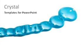  Presentation with quality product - Audience pleasing presentation consisting of squeezed-cosmetic-clear-cream-gel backdrop and a white colored foreground