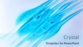  Presentation with quality product - Beautiful presentation featuring squeezed-cosmetic-clear-cream-gel backdrop and a arctic colored foreground