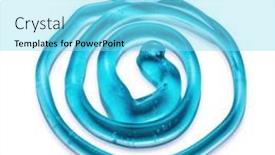  Presentation with clear - Slide set enhanced with squeezed-cosmetic-clear-cream-gel background and a arctic colored foreground