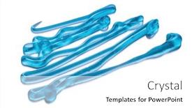  Presentation with clear - Presentation design enhanced with squeezed-cosmetic-clear-cream-gel background and a white colored foreground