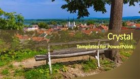 Presentation with old mumbai - Cool new PPT layouts with sremski karlovci old town - serbia backdrop and a tawny brown colored foreground