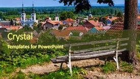  Presentation with architecture old - Amazing PPT theme having sremski karlovci old town - serbia backdrop and a tawny brown colored foreground