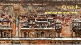  Presentation with sri lanka - Presentation theme enhanced with sri-lanka-travel-and-landmarks background and a tawny brown colored foreground