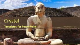  Presentation with sri lanka - Presentation theme with sri-lanka-travel-and-landmarks background and a tawny brown colored foreground