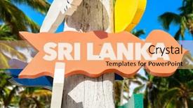 Presentation with sri lanka - Theme enhanced with sri-lanka-welcome-sign background and a coral colored foreground