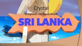  Presentation with sri lanka - Amazing theme having sri-lanka-welcome-sign backdrop and a coral colored foreground