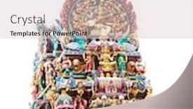  Presentation with singapore - Theme featuring sri-mariamman-temple-in-singapore background and a lemonade colored foreground