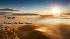  Presentation with five star hotel in sri lanka - Amazing slides having sri pada or adam backdrop and a coral colored foreground