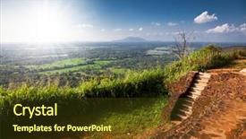  Presentation with sigiriya - Slide deck enhanced with srilankan tourism - view from sigiriya lion rock background and a  colored foreground