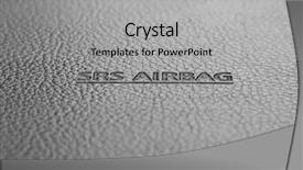  Presentation with safety - Presentation having srs airbag sign - technology safety background and a light gray colored foreground