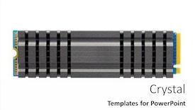  Presentation with waste heat recovery - PPT layouts consisting of ssd-nvme-m2-drive background and a white colored foreground
