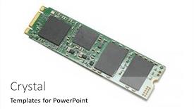  Presentation with interface - Presentation theme with ssd-solid-state-drive-m2 background and a white colored foreground