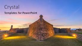  Presentation with florida - Slide set enhanced with st-augustine-florida background and a light blue colored foreground