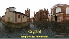  Presentation with church - Presentation design having st francis and st bernard background and a tawny brown colored foreground