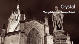  Presentation with united kingdom constitutional law - Slide deck enhanced with st giles' cathedral with duke background and a  colored foreground