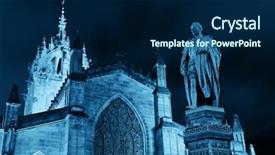  Presentation with united kingdom constitutional law - Colorful theme enhanced with st giles' cathedral with duke backdrop and a  colored foreground