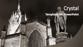  Presentation with united kingdom constitutional law - Presentation theme featuring st giles' cathedral with duke background and a  colored foreground
